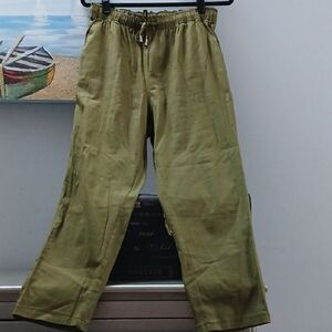 Women Olive Green Pants
